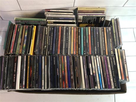 Aprox 100 music cds