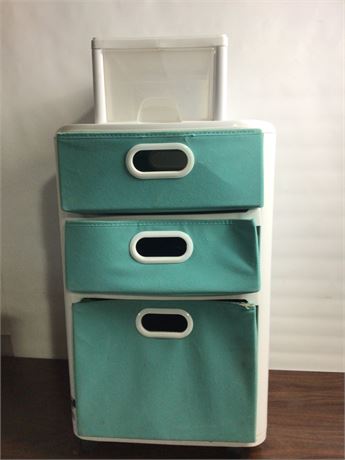 Fabric drawer system for storage