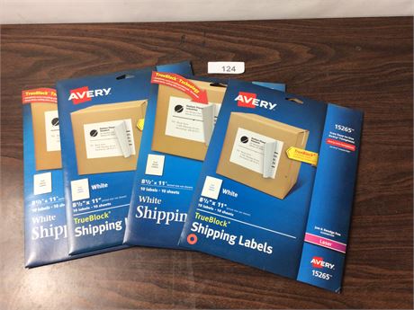 Avery shipping labels